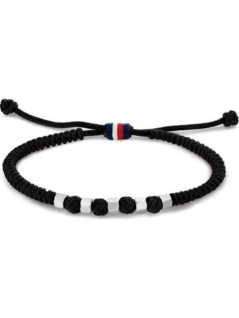 Tommy Hilfiger Ανδρικό Βραχιόλι Μακραμέ από Ατσάλι & Κορδόνι 2790681