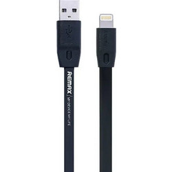 Remax Full Speed Flat USB-A to Lightning Cable 1m Black