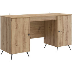 vidaXL Γραφείο Υπολογιστή Ξύλινο 142.5x50x75cm 3414638