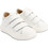 Babywalker Βαπτιστικά Sneakers για Αγόρι Δερμάτινα Ανατομικά Λευκά BW4254