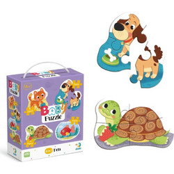 Παιδικό Puzzle Dodo Κατοικίδια 2+3+4+4 Κομμάτια
