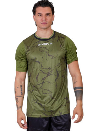 Givova Ανδρικό Αθλητικό T-Shirt Πράσινο MA040.0051