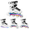 InLine InLine Αυξομειούμενα Rollers Λευκά Rainbow