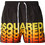Dsquared2 Ανδρικό Μαγιό Σορτς με Σχέδια Μαύρο D7B626710-001