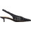 Nine West EDELA2 Γόβες Slingback Δερμάτινες με Λεπτό Χαμηλό Τακούνι Μαύρες 01-001