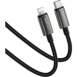 Acefast C23-01 Braided USB-C to Lightning Cable 30W 1.2m Black