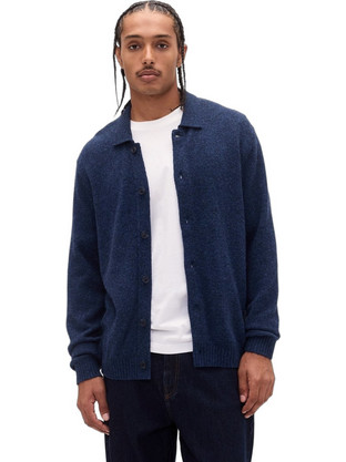 Gap Ανδρική Ζακέτα Πλεκτή με Κουμπιά Navy Μπλε 807111001