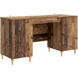 vidaXL Γραφείο Υπολογιστή Ξύλινο 142.5x50x75cm 3414583