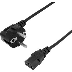 Powertech CAB-P047 Καλώδιο Τροφοδοσίας Schuko to IEC C13 2m
