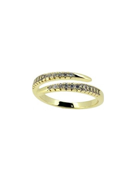 RO Accessories Γυναικείο Δαχτυλίδι Σειρέ Μισόβερο Xρυσό R161