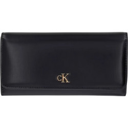 Calvin Klein Μεγάλο Γυναικείο Πορτοφόλι με Clip Μαύρο LV04F1224G-UB1