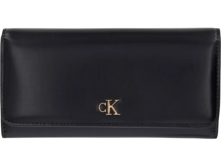 Calvin Klein Μεγάλο Γυναικείο Πορτοφόλι με Clip Μαύρο LV04F1224G-UB1
