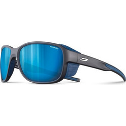 Julbo 740896 Ανδρικά Γυαλιά Ηλίου Τετράγωνα Κοκάλινα Μαύρα με Μπλε Φακό
