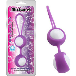 Chisa Novelties Miss Sweet Geisha Κολπικές Μπάλες Μωβ