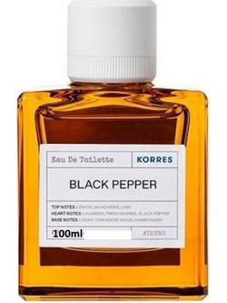Korres Black Pepper Eau de Toilette 100ml