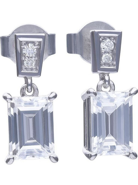 Diamonfire Γυναικεία Σκουλαρίκια Κρεμαστά από Ασήμι 925 με Ζιργκόν 6220601082