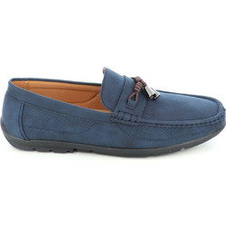 B-Soft Ανδρικά Μοκασίνια Loafers Καστόρινα Navy Μπλε 223-87046