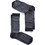 MeWe Ανδρικές Κάλτσες Ψηλές με Σχέδια Μαύρες 2Pack 2526-2-2508