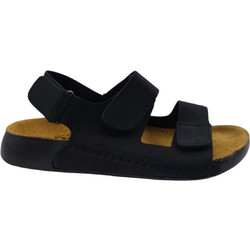 Safe Step Γυναικεία Σανδάλια Suede Ανατομικά Μαύρα 1002-17