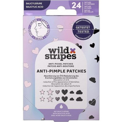 Wild Stripes Anti-Pimple Holo Clear Salicylic Επιθέματα Προσώπου για Σπυράκια 24τμχ