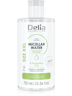 Delia Cosmetics You Define D-Panthenol 1% Micellar Water Ντεμακιγιάζ 750ml