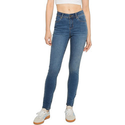 Urban Classics Ψηλόμεσο Γυναικείο Τζιν Παντελόνι Skinny Εφαρμογή Μπλε TB8370-04326