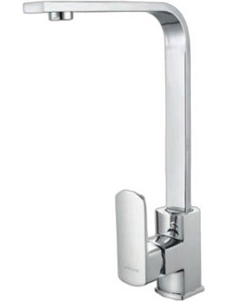Viospiral 10-09808 Μπαταρία Κουζίνας Πάγκου Διπλής Παροχής Ανάμεικτη με Εύκαμπτο Ρουξούνι Inox