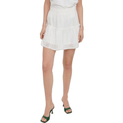 Vero Moda Μίνι Φούστα Υφασμάτινη Ψηλόμεση Λευκή 10272488