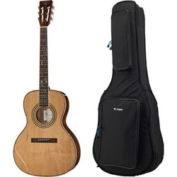 Harley Benton CLF-200 Walnut Natural with Bag