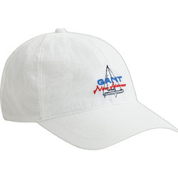 Gant Ανδρικό Καπέλο Jockey Υφασμάτινο Λευκό 3G9901300-113