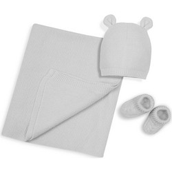 Interbaby Σετ Δώρου για Νεογέννητα Γκρι 3τμχ SET52-31