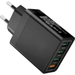 06286 Φορτιστής χωρίς Καλώδιο με 4 Θύρες USB-A 18W Quick Charge 3.0