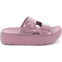 Luofu Γυναικείες Παντόφλες Καλοκαιρινές Flatforms Αντιολισθητικές Ροζ 11831088