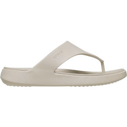 Crocs Getaway Triangle Γυναικείες Σαγιονάρες Αντιολισθητικές Λευκές 212018-2MC