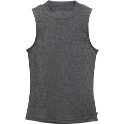 Tom Tailor Γυναικείο Καλοκαιρινό Top Ριπ Ανθρακί 1048967-34029
