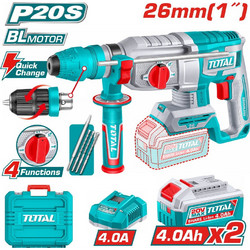 Total TRHLI202689 Πιστολέτο Μπαταρίας 20V 2x4Ah