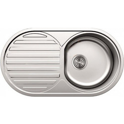 Inter Ceramic ICK 7944 Ένθετος Νεροχύτης Οβάλ Inox Λείος (Σατινέ) 79x44cm