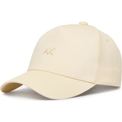 Armani Exchange Καπέλο Jockey Υφασμάτινο Μπεζ XW001886-AF15502-U1003