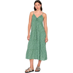 24colours Midi Καλοκαιρινό Καθημερινό Φόρεμα Χακί 21309