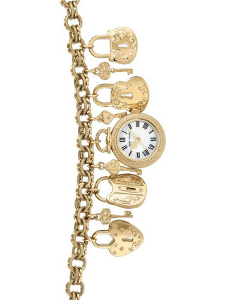 Anne Klein Γυναικείο Ρολόι με Χρυσό Μεταλλικό Μπρασελέ AK/3460GPCH