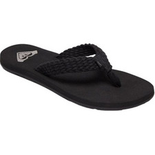 Roxy Porto III Γυναικείες Σαγιονάρες Μαύρες ARJL100867