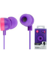 Keeka KA-10 Ακουστικά Ψείρες In-Ear Μωβ Ροζ