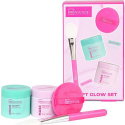 IDC Institute Soft Glow Face Mask 60ml + Face Cream 60ml + Mask Brush + Puff