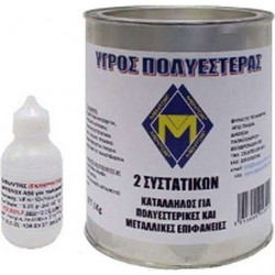 Mentor-Line Πολυεστέρας υγρός 2 συστατικών R999 750ml με καταλύτη