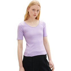 Tom Tailor Γυναικείο Καλοκαιρινό Top Λιλά 1035388-31042
