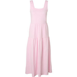 Urban Classics Midi Καλοκαιρινό Καθημερινό Φόρεμα Ροζ TB4784-20453