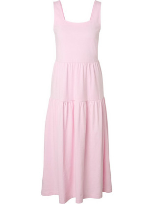 Urban Classics Midi Καλοκαιρινό Καθημερινό Φόρεμα Ροζ TB4784-20453