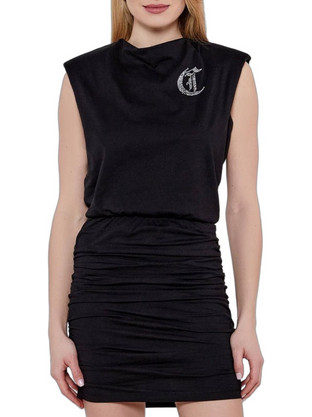 Just Cavalli Mini Καλοκαιρινό Βραδινό Φόρεμα Μαύρο 78PAOE11CJ110