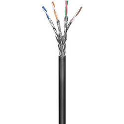 Microconnect S/FTP Cat.6 Καλώδιο Δικτύου Ethernet 100m Black KAB024-100