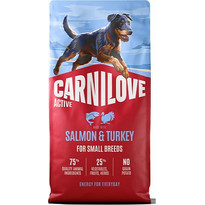 Carnilove Active Small Breeds Grain Free with Salmon & Turkey 4kg
